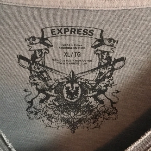 Express Grey long sleeve t-shirt - Picture 3 of 5